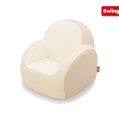 Dwinguler - Kindersofa - Sandbeige - 47,5cm*48,5cm*45cm