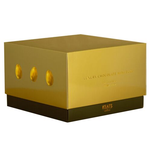 Keats Golden Milk Chocolate Hazelnut Mini Eggs, 400g Gift Box