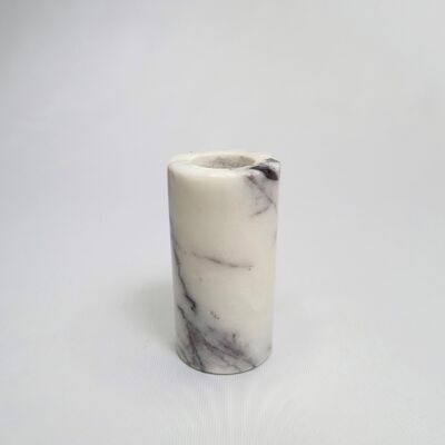Mooisa - Kerzenhalter - Marmor - Flieder - 3,5 x 7 cm - 1 Stück