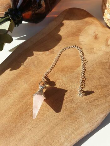 pendule en quartz rose 1