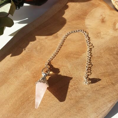 pendule en quartz rose