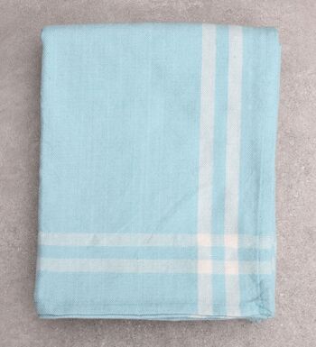 Nappe bleu coquille d'oeuf 1