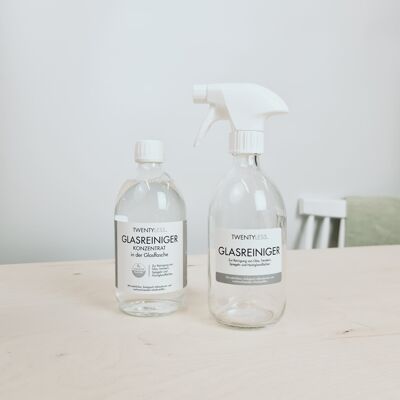 Cleaning agent set glass (concentrate incl. spray bottle)