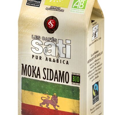 Café Sati Moka Sidamo Bio équitable 250g moulu