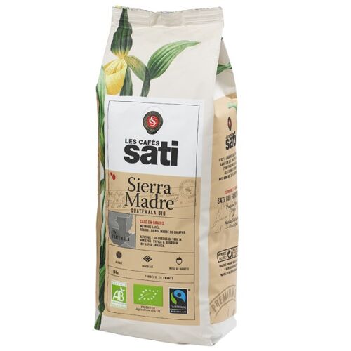 Buy wholesale Fair Trade Organic Guatemala Sierra Madre Sati Coffee 500g  beans