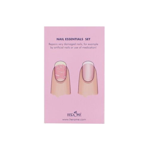 Nail Essentials Set After Fake Nails or Medication Use (Pink) - FULL-SIZE