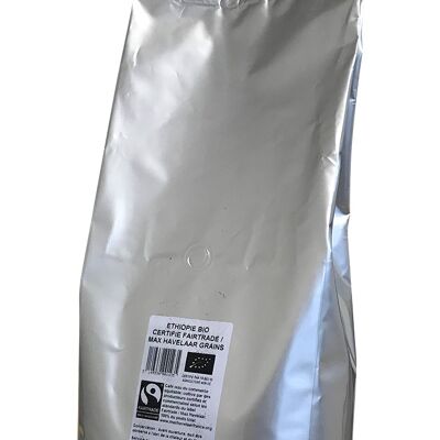 Café Sati Ethiopie bio équitable vrac 3kg grains