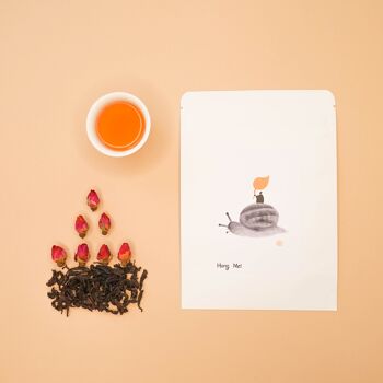 TOGE ROGE AVEC ROSE — Thé Oolong Parfumé, Fleurs Rose 1