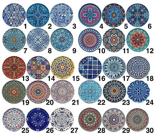 Drink Coaster Mediterranean Turkish Pattern Coaster - 18