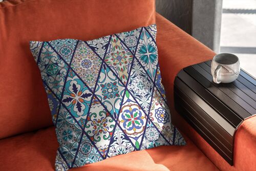 Mediterranean Pattern Cushion Covers |Colourful Pillow Cover - Design:B