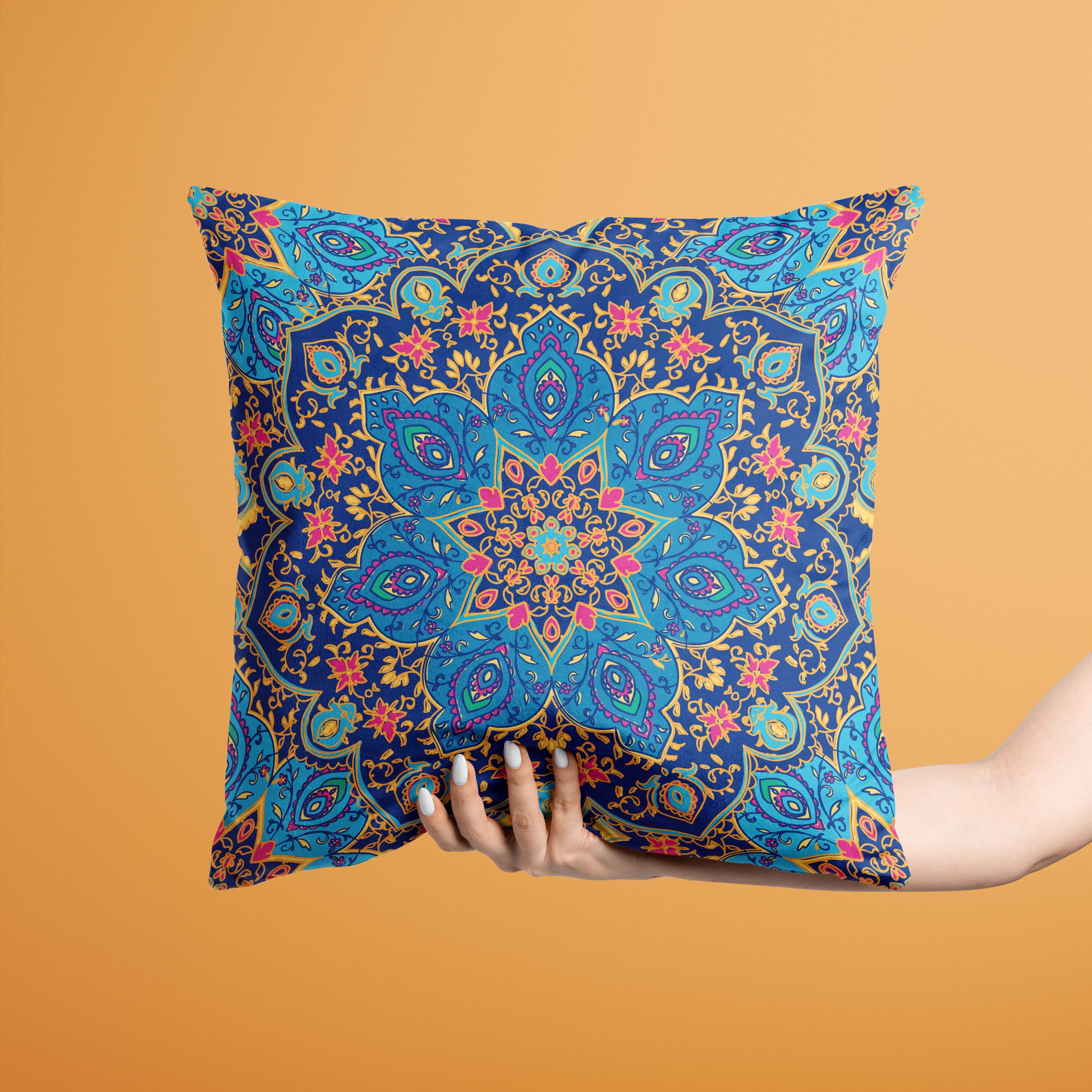 Colourful pillow outlet covers