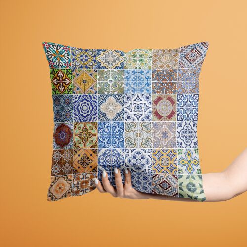 Mediterranean Pattern Cushion Covers |Colourful Pillow Cover - Design:I