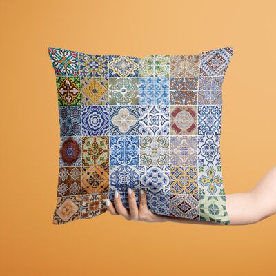 Mediterranean Pattern Cushion Covers |Colourful Pillow Cover - Design:I