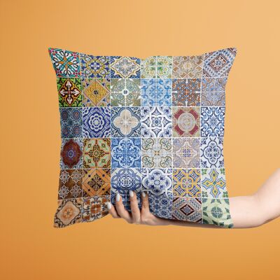 Fodere per cuscini con motivo mediterraneo |Fodera per cuscino colorata - Design:I
