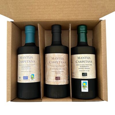 Selección de aceites de oliva virgen extra verdes
