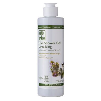 Olive Shower Gel Revitalizing- Certified Organic