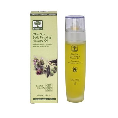 Olive Spa Body Relaxing Massage Oil- Certified Organic