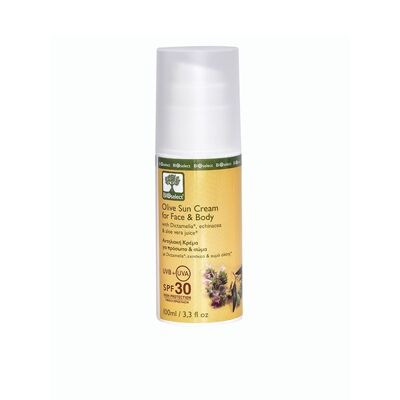 Olive Sun Cream For Face   Body - High Protection SPF 30