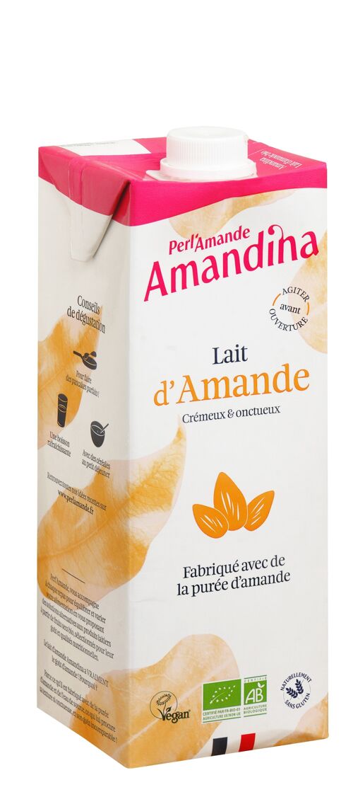 AMANDINA Lait  d'amande 1L