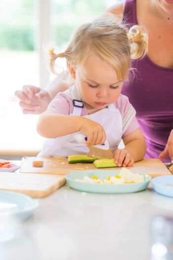 Ensemble cuillère, fourchette et couteau pour enfants - Indigo 3
