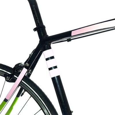 FLASH-RAHMEN 2.0 | Bewegungsbetriebene Fahrradreflektoren - PINK