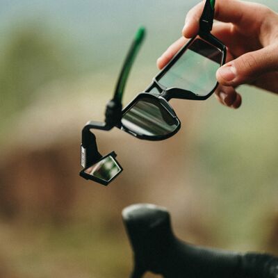CORKY X | Specchietto retrovisore per occhiali da sole - nero