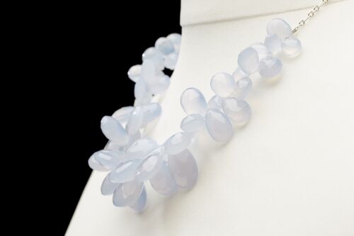 Chalcedony Briolette Necklace