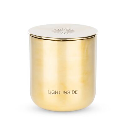 PURE BRASS CANDLE ROUND