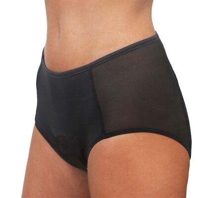 MENSTRUAL PANTIES - HIGH WAIST BLACK - FEEL NATURAL