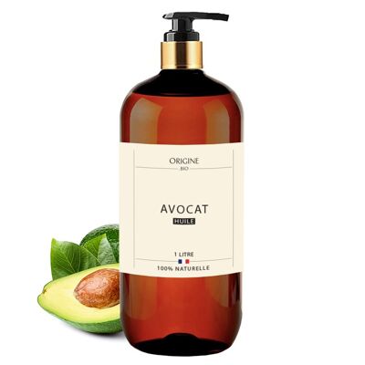 Aceite vegetal de aguacate 1000 ml