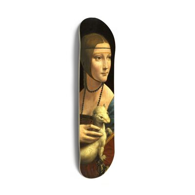 Skates for wall decoration: Skate "Lady with an ermine"