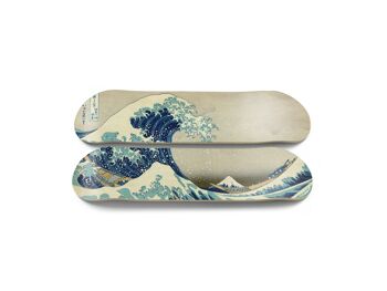 Skates pour décoration murale : Diptyque "Vague Hokusai" 1