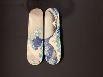 Skates pour décoration murale : Diptyque "Vague Hokusai" 3