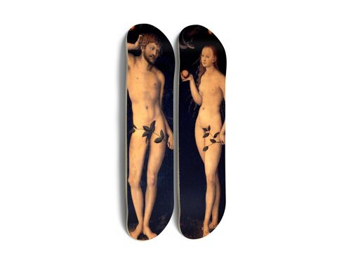 Skates pour décoration murale : Diptyque "Adam et Eve"