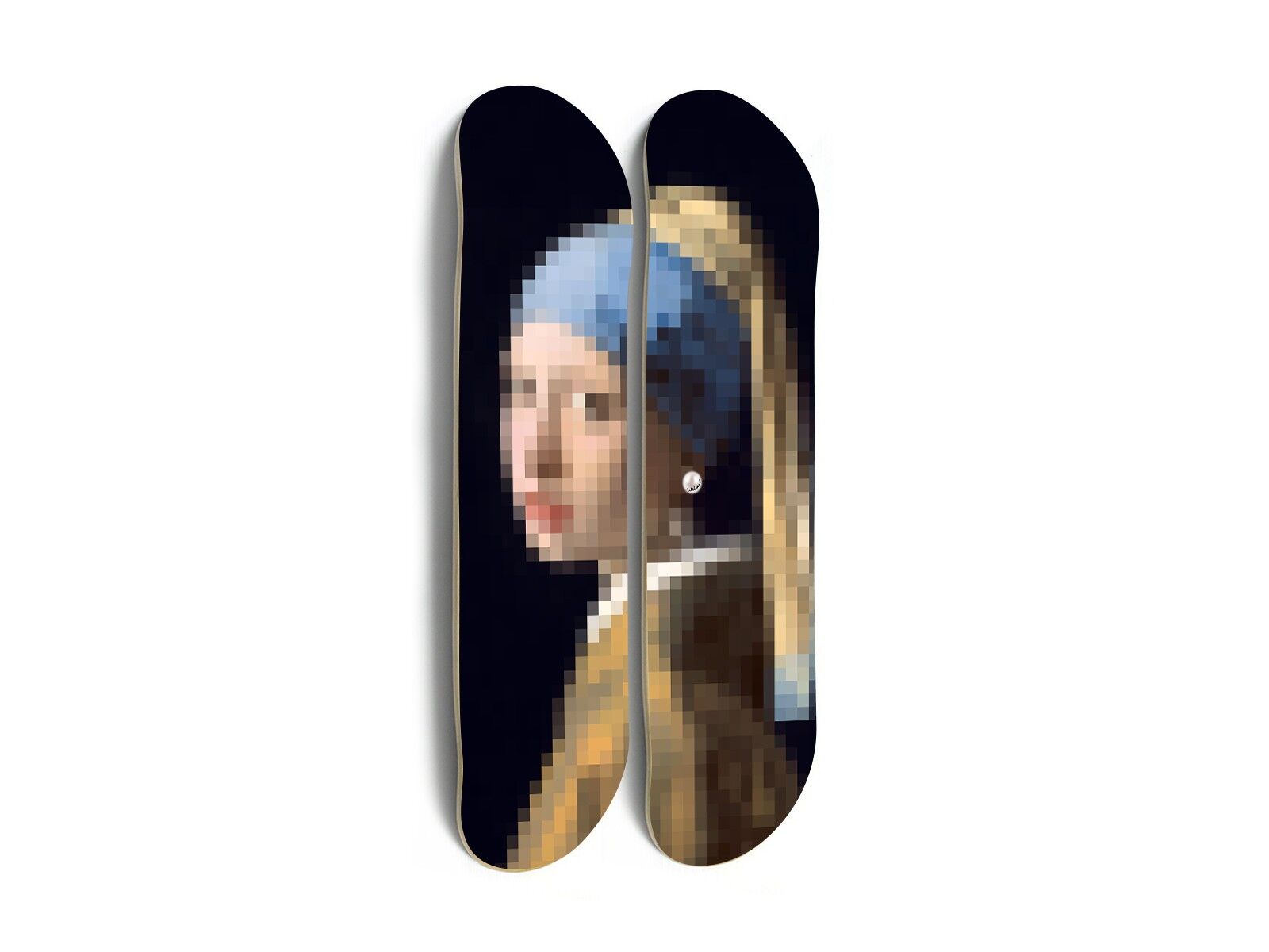 Patinetas para decoración de paredes: Díptico “La muchacha de la perla”