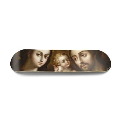 Skate for wall decoration: Skate "Jesus's Family"