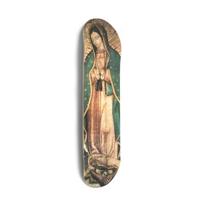 Skateboards for wall decoration: Skateboard "Virgin of Guadalupe"