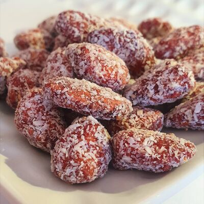 Almendras de coco caramelizadas - granel - ecológicas