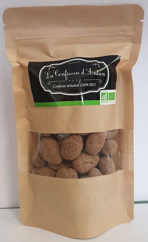 Amandes choco-truffettes - sachet kraft 170 gr - bio