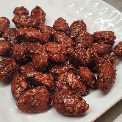 Caramelized almonds with anise - bulk - organic