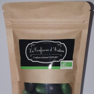 Provençal olivette duo almonds - 180 gr kraft bag - organic