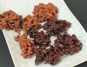 Crunchy choco-orange - chocolat assortiments, vrac - bio