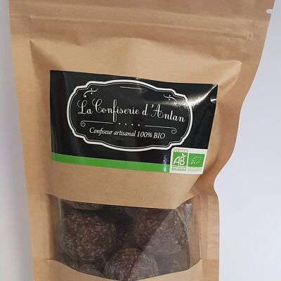 Ginger cubes coated with chocolates - kraft bag 170 gr - organic