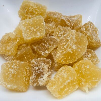 Candied ginger cubes - bulk - organic