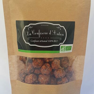 Favorite caramelized hazelnuts - kraft bag 135 gr - organic