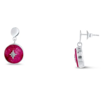 Boucles d'oreilles Moea rubis 5.1g