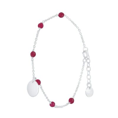 Bracelet Agatha rouge 2.2g