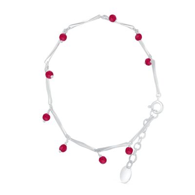 Bracelet Nora rouge 2.5g