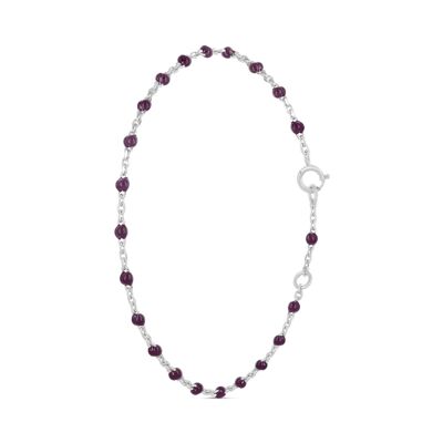 Bracelet résine bordeaux 0,85g