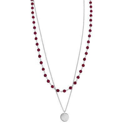 Collier Diana rouge